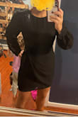 I have this dress in the blue medium and it fits completely different! This is definitely smaller but still zipped up! I still love it, it's so flattering and was perfect for a fall wedding! - Grace M.