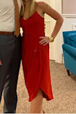 Quite this for a fall wedding and it was perfect! True to size and loved the rust red coloring. It's thinner material than I expected and wrinkled quite a bit but noting that would be a deal breaker. - Colleen M.