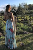I loved my dress! I wore it in a wedding during the  day and it was great for the context in the vineyard. The material has a very nice fall. I sewed some bodice cups just to be more comfortable. I bought a Small size and it fit very well! - Gabriela L.