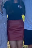 Great skirt and got tons of compliments! The zipper was cheap and I reinforced it before wearing because I knew I'd be moving around a lot and didn't want to risk it breaking but for what I paid, it was great!! I'm typically a medium but saw reviews and ordered a large. It was a little big in the waist but I'd rather it be a bit big then small. - Holly B.