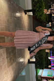 I ordered this dress for my birthday and it was very comfortable and the small fit great in the waste and length. I usually order a small at LuLus unless the dress is a very tight fitting one. The biggest issue was it was very loose around the chest when I was sitting. I'm a 34C so I was very surprised how loose it was for a small. I was constantly adjusting as to not flash anyone! Not my favorite dress from here. - Sadie B.