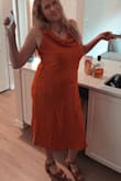 Love it so much. Color was perfect, length was perfect, cute slit. Very flattering. Got a lot of compliments on it. - Jazmine R.