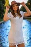 I bought this dress for my college graduation pictures and graduation ceremony. It was great! It was a little short for my liking, but I have bigger legs with an athletic build that hinders the full length. - Kelley S.