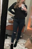I like this shirt a lot I would get more if they were available in other colors but a good casual top - Jessica P.