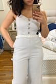 Nice and comfy, very stylish. Nice look for this summer, true to size. I ordered a size small but I recommend you order your size - Leslie P.