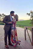 I wore this dress to a wedding in the North GA mountains, and it was perfect. I am in between and XS and S in Lulu's dresses, but the small fit perfectly because you can make the waist as lose or as tight as you need. The colors are exactly the same in person and it photographs beautifully. I'm obsessed with this dress and will definitely be wearing it again. - Erin R.