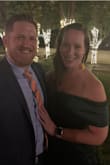 I wore this dress to a formal wedding and felt so glamorous! I wasn't able to go shopping so I used Lulus for the first time and nabbed this beauty for a killer price. I was nervous about the fit, but it went on like a glove and I felt beautiful in it. I have an hourglass shape and small-ish bust, and it has a great flare for my hips, so I didn't have to suck in all night or anything. My only pseudo-complaints would be that the length was a few inches too long (easy enough to tailor) and the sleeves disconnect and fall (easy enough to add a stitch to keep them together). Highly recommend this gown to any gal! - Lauren L.