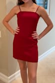 The dress is beautiful and fit perfectly. It was not too tight fitting and hung just as it should. Was very comfortable! - Wendy E.