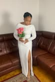 I felt so gorgeous and matured in this dress. I love the cut, love the fit, love the unexpected surprise behind. Would definitely be wearing this out casually as well. - Jessica N.