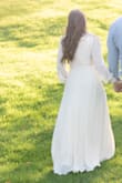 I used this dress for my engagement photos and I absolutely loved it! I received so many compliments throughout the day. It was the perfect length with low heels. - Kristy A.