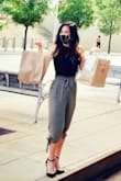 The comfort of silky pajama pants, but fashionable for going out? I wish all clothes were like this!  I paired this with Lulus "Infinite Beauty Black Ribbed Sleeveless Bodysuit" for the perfect look! - Connie D.