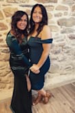 Definitely true to size and has a ton of stretch.. was worried about my boobs but my regular strapless bra worked perfectly! - Danielle W.