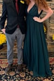 This dress was perfect for a fall wedding - but would be great for any wedding season! I got so many compliments on this dress. It was a tad bigger than I expected, but the small was too small for me. The dress was a little long and I will likely get it hemmed to wear for future events. - Ashley C.
