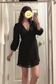 I REALLY like this dress. After trying on about 7 different dresses, I decided on this one for grad photos! The material isn't scratchy and appears to be high quality. I got a small (my usual size) but this dress runs large and I feel like I definitely could have sized down. Although I wanted to exchange it for an XS, it's currently out of stock... but I like the dress so much I'm just going to get it altered to fit a little better! Highly recommend! - Katherine B.