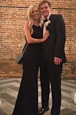 I wore this dress to an October black tie wedding and it was perfect!!! The material was so comfortable and the shape of the dress was incredibly flattering. I did not have to get the dress altered at all! Definitely recommend! - Ashlyn C.