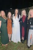 I wore this dress to my wedding rehearsal dinner and it was absolutely fabulous, I felt like a goddess. Based on the reviews I ordered a size down, as I am usually a medium and I think it was the right choice. A little tight putting it on but once it was on it fit beautifully. - Christiana D.
