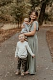 Love this dress! It went perfect with our family photo shoot & plan to hold onto it for future weddings. Very adjustable only down side is the material does wrinkle super super easily! But over all love the dress & color! - Mikayla