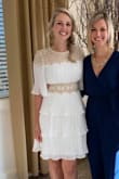 This dress was beautiful for my wedding shower! I got so many compliments. It was a tiny bit tight through the middle and the zipper stuck a bit, but overall I was extremely happy with the purchase! - Allison E.