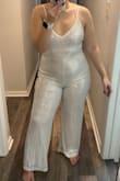 The sequins gets stuck to each other when you walk within the inner thigh area. I tried walking small distances several times and it kept getting tangled together where it can damage it. If your inner thighs touch this may happen to others as well. I ordered size large and I'm normally size 10/12. Also little see through around butt area. Sad it didn't work out for me!! - Jennifer R.