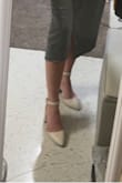 The style was just as I had imagined! I usually have a hard time finding the right shoe size with heels but the guide they provided was helpful! I was worried about the shape of the toe hurting my feet but the material was flexible enough that it didn't. They fit perfectly! - Katie M.