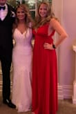 Love this dress. The color is magnificent!  Received many compliments! Had to get it hemmed. - Jillian H.