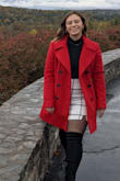 I wear a lot of skirts and this one is the best one I've bought so far. It did not ride up while I was walking (and I did a lot of walking), it didn't start to turn sideways when I was sitting down. Comfort meets style. - Amber R.