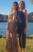 This was my dress for my son's wedding,
This dress was so comfortable, simple, and classy. Fabric flowed and the side slit was ever so sexy. The deep blue was such a beautiful color. I got lots of compliments. - Deborah F.