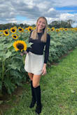 I paired this skort with a cropped black shirt I ordered from Lulus and it instantly became my new go-to fall outfit. I get so many compliments on this outfit. The color of the skort pairs well with many different colors too, very versatile - Kristen S.