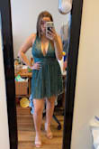 this dress is super cute! but- although it fit me perfectly on my waist, it was sooo loose at the top! i ended up seeing it to be tighter, but it definitely wasn't a perfect fit and if you didn't know how to sew you would be screwed. the material is also a little itchy, but still super cute! the pictures I uploaded are what it looks like when I fixed it! - Maddie D.