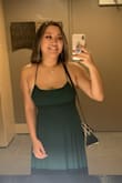 I love the dress! I had a problem where the zip got stuck for a while but besides that the dress is lovely. Long for me so definitely needed heels. - Erika M.