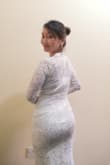 This dress if for my intimate wedding on January next year. I must say it fits me well and what's more incredible is that the fabric is really made with great material. Its really comfy and I didn't expect it since i bought it at a discounted price. Although my belly is a bit showing, its not a big deal I can curb some calories and lose some weight since I still have around a month or two before my wedding. It would even look awesome if I get to where a nice pair of high heels and a fancy hair perhaps. I just can't wait for my big day! xoxo - Cheena P.