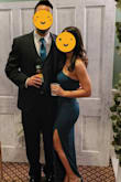 I loved this dress! It was super comfortable and for being a short girl did not require any alterations to shorten the length. I received many compliments throughout the night on the style and color of the dress! - Vanessa M.