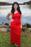 In love with this dress. I was nervous it wouldn't fit because I'm a little bottom heavy and often run into issues with dresses being too tight on the bottom, too loose up top. This fit like a glove. Perfect mix of sexy and elegant. I received so many compliments. I wish I could wear it everywhere. - Emily R.