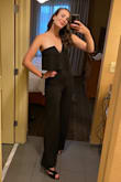 So thrilled to find a jumpsuit that's flattering and long enough in the torso & the length!! Loved wearing it and got so many compliments at my friend's wedding! - Michelle P.