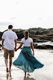 I bought this skirt for engagement pictures on the beach. They turned out beautiful! I'll definitely be using this skirt again for more occasions.. Vacation, summer date nights, outings. It's very cute and looks great with a simple top. - Raquel F.