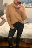 This sweater is so soft and comfy! The material feels very high quality and it isn't itchy at all. The bulky neck doesn't bother me and you can dress this up or down - Amy B.
