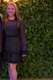 Ordered it for a fall wedding. It was so cute in person, definitely quality material. I received a lot of compliments! A little tight in the shoulders but fit perfectly everywhere else... I wouldn't size up. - Nichole B.