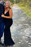 I wore this dress to a Ranger ball & it was perfect! The cut was amazing and the thickness of the fabric was great. The slight stretch to the fabric made it grab all the right curves. Would recommend - Amanda C.