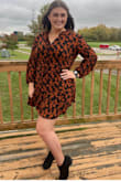 I am honestly terrified of buying clothes online, but when I got this dress in the mail and it fit SO PERFECTLY. I'm now thinking maybe its not so bad. True to size and I received a lot of compliments with it! - Melissa C.