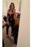 I absolutely LOVE this bodysuit! I ended up buying it in all 3 colors. Super sexy! Felt so confident. You need pasties with it but otherwise it's great material. 10/10 - Megan S.