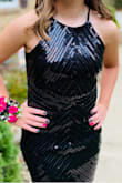 Looks great in pictures and in person, easy to dance in and comfortable. Ordered the xsmall and it fit perfect; just needed to take the straps in a bit. Got lots of compliments! - Kristine R.