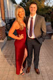Wore this dress to a fall wedding and it was perfect for the occasion. The fit is perfect and I wasn't pulling at it all night. Got so many compliments! - Caroline B.