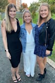 This was the perfect dress for the rehearsal dinner I attended. I received so many compliments! The dress has just enough stretch without the tied shoulders coming loose. - Sierra T.