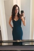 Wore to a formal wedding. It was absolutely perfect. Don't need to wear a bra with it. Thick material. AND long enough for me to wear heels.
Love this dress. - Amy L.