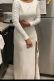 So great. It is really stretchy. Shows everything though. I can not wear spanks because the slit is high up. I'm going to alter it so that it doesn't move. - Iliah R.