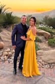 This dress is stunning in yellow. I wore it this past weekend to a wedding and got so many compliments. It's also very comfortable with the wrap around style and isn't at all clingy. My only issue with it was the clasp is the chest area. Every time I hugged someone it came undone and I had to keep refastening it so that's why I'd say it runs a bit small in the chest. - Isabelle D.