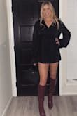 These boots fit true to size, are amazing quality and so fun to add a pop of color to any outfit! - Hailey D.