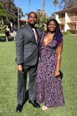 I wore this dress to a wedding and it was absolutely stunning. I paired it with a pair of light pink heels to match the pink flower details and a simple necklace, and I received compliments the entire night I wore it. I will say, the dress description says "navy" however, it looked more purple to me. Either way, I 10/10 recommend this dress. - Monique B.