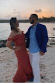 Love this dress. Super cute color, perfect length, and fits amazing (the size is fitting me right so I would say choose your exact one). - Elsa C.