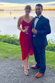 i bought this to wear to a wedding and overall was satisfied with the dress but it was just a little tight in the rib cage area. - Danae Y.